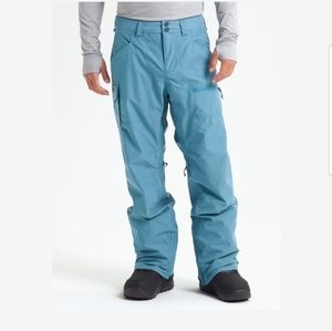 NWOT Burton Men's Covert snowboard Pants - Storm Blue ripstop